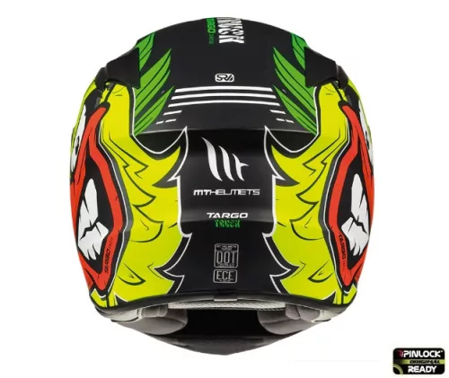 Casca Mt Helmets Targo Truck A2 galben fluor mat