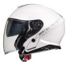 Casca MT Thunder III SV Jet A0 alb lucios  – tip MT-V-19 - Alb lucios