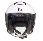 Casca MT Thunder III SV Jet A0 alb lucios  – tip MT-V-19 - Alb lucios