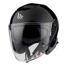 Casca MT Thunder III SV Jet A1 negru lucios  – tip MT-V-19 - Negru lucios