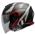 Casca MT Thunder III SV Jet Bow A5 rosu mat  – tip MT-V-19 - Rosu mat