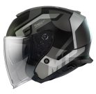 Casca MT Thunder III SV Jet Silton B2 gri mat  – tip MT-V-19 - Gri mat