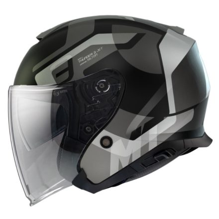 Casca MT Helmets Thunder Iii Sv Jet Silton B2 Gri Mat