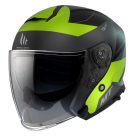Casca MT Thunder III SV Jet Cooper A3 galben fluor mat  – tip MT-V-19 - Galben fluor mat