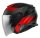 Casca MT Thunder III SV Jet Cooper A5 rosu mat  – tip MT-V-19 - Rosu mat