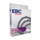 Set placi de frictiune ambreiaj EBC CKF1190 carbon