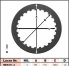 Trw Clutch Plates Fl/Fx 90-97 Mes500-6