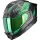 Casca integrala SCORPION EXO-1500 CARBON AIR PLATTED Negru/Verde