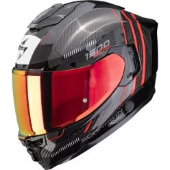 Casca Scorpion EXO-1500 Carbon AIR ZITY Negru Mat Roz