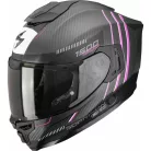 Casca Scorpion EXO-1500 Carbon AIR ZITY Negru Rosu