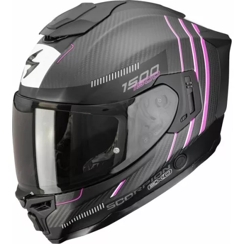 Casca Scorpion EXO-1500 Carbon AIR ZITY Negru Rosu