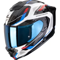 Casca Scorpion Exo-1500 Air Sleek Negru/Alb/Albastru