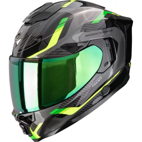 Casca integrala SCORPION EXO-1500 AIR SLEEK Negru/Verde