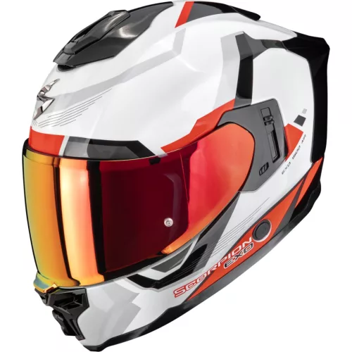 Casca integrala SCORPION EXO-1500 AIR ARENA Alb/Rosu
