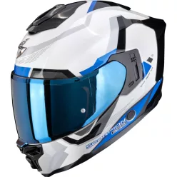 Casca integrala SCORPION EXO-1500 AIR ARENA Alb/Albastru