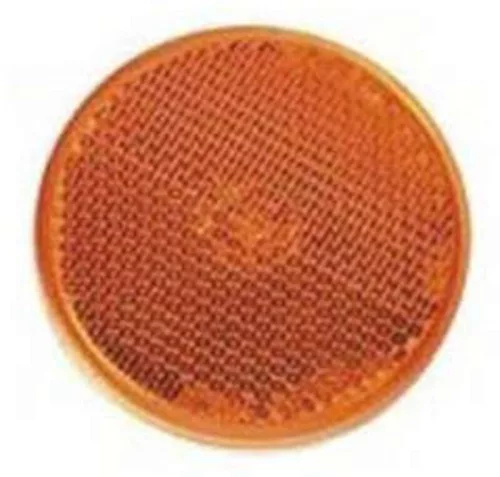Catadioptru V Parts rotund Ø60 mm portocaliu, cu bandă adezivă 11752