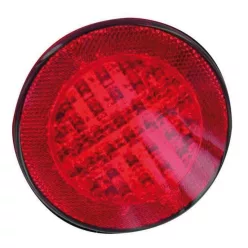   Catadioptru V Parts rotund Ø55 mm roșu, cu bandă adezivă 11753