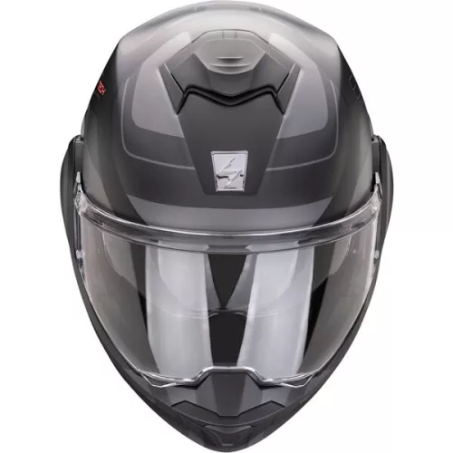 Casca Scorpion Exo-Tech Evo Pro Commuta Negru Mat Argintiu