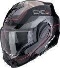 Casca Scorpion Exo-Tech Evo Pro Commuta Negru/Argintiu/Rosu