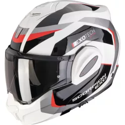   Casca modulara flip-back SCORPION EXO-TECH EVO PRO ACUTI Gri/Negru/Rosu