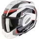Casca modulara flip-back SCORPION EXO-TECH EVO PRO ACUTI Gri/Negru/Rosu