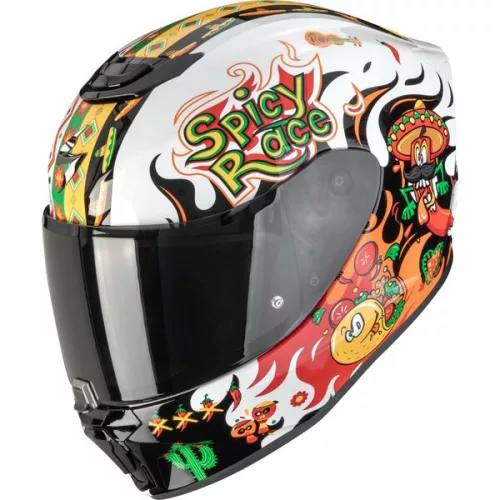 Casca De Copii Scorpion Exo-jnr AIR Yucatan Negru Galben Rosu