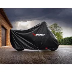   Husă moto/scuter Vector exterior din bumbac, negru, mărime XL