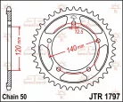Pinion spate JT Sprockets 41T oțel JTR1797.41