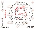 Pinion spate JT Sprockets 39T oțel JTR273.39