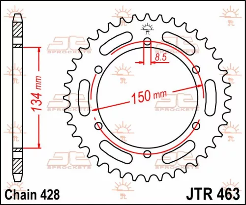 Pinion spate JT Sprockets 48T oțel JTR463.48