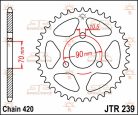 Jt Sprockets Pinion Spate 36T 420 Jtr239-36