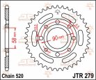 Jt Sprockets Pinion Spate 40T 520 Jtr279-40