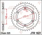 Pinion spate JT Sprockets 47T oțel JTR1821.47