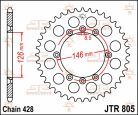 Jt Sprockets Pinion Spate 50T 428 Jtr805-50