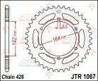 Pinion spate JT Sprockets 52T oțel JTR1067.52