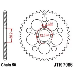 Pinion spate JT Sprockets 48T oțel JTR7086.48Z
