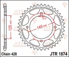 Pinion spate JT Sprockets 56T oțel JTR1874.56
