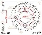 Pinion spate JT Sprockets 37T oțel JTR212.37
