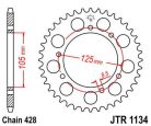 Jt Sprockets Pinion Spate 56T 428 Jtr1134-56