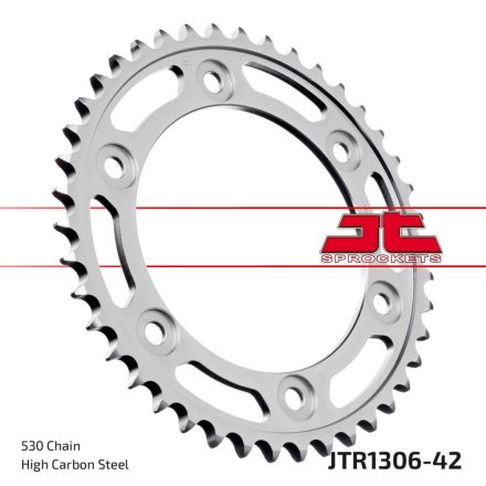 Jt Sprockets Pinion Spate 42T 530 Blk Jtr1306-42Zbk