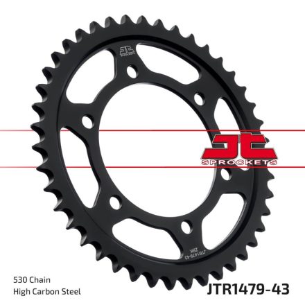 Jt Sprockets Pinion Spate 43T 530 Blk Jtr1479-43Zbk