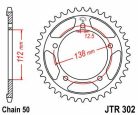 Sprocket Rear 44T 530 Blk Jtr302.44Zbk