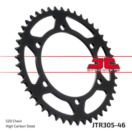 Jt Sprockets Pinion Spate 46T 520 Blk Jtr305-46Zbk