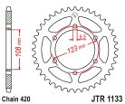 Jt Sprockets Pinion Spate 59T 420 Jtr1133-59