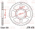 Pinion spate JT Sprockets 48T oțel JTR478.48