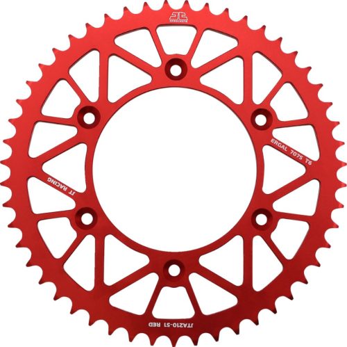 Pinion spate JT Sprockets 51T aluminiu JTA210.51RED