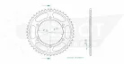 Pinion spate Esjot 47T oțel 50-29001-47