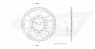 Pinion spate Esjot 41T oțel 50-29018-41