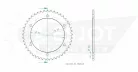 Pinion spate Esjot 45T oțel 50-29028-45