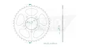Pinion spate Esjot 44T oțel 50-29044-44